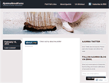 Tablet Screenshot of ajummaaboutkorea.wordpress.com