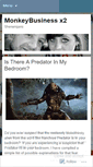 Mobile Screenshot of monkeybusinessx2.wordpress.com