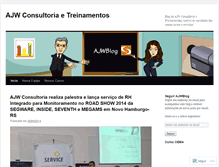 Tablet Screenshot of ajwtreinamentos.wordpress.com