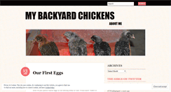Desktop Screenshot of mybackyardchickens.wordpress.com
