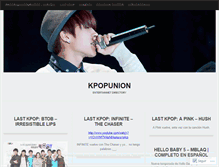 Tablet Screenshot of kpopunion.wordpress.com