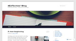 Desktop Screenshot of 4edtechies.wordpress.com