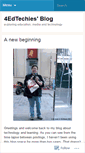 Mobile Screenshot of 4edtechies.wordpress.com