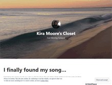 Tablet Screenshot of kiramoorescloset.wordpress.com