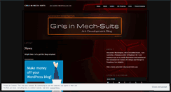 Desktop Screenshot of girlsinmechsuits.wordpress.com