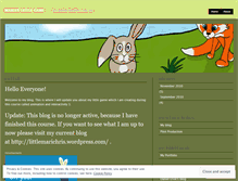 Tablet Screenshot of mariaslittlegame.wordpress.com