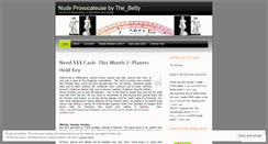 Desktop Screenshot of nudeprovacateuse.wordpress.com