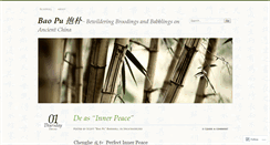 Desktop Screenshot of baopu81.wordpress.com