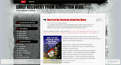 Desktop Screenshot of earlyrecovery.wordpress.com