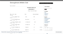 Desktop Screenshot of donoughmorerunning.wordpress.com