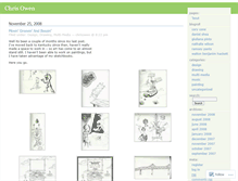 Tablet Screenshot of chrisowen.wordpress.com