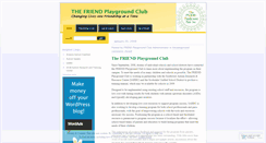 Desktop Screenshot of friendplaygroundclub.wordpress.com