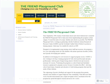 Tablet Screenshot of friendplaygroundclub.wordpress.com