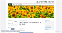 Desktop Screenshot of inspiredbykristal.wordpress.com