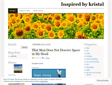 Tablet Screenshot of inspiredbykristal.wordpress.com