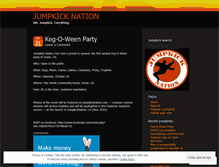 Tablet Screenshot of jumpkicknation.wordpress.com