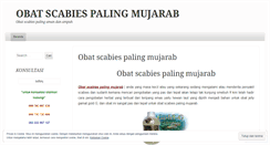 Desktop Screenshot of obatscabiespalingmujarab.wordpress.com