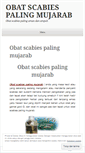 Mobile Screenshot of obatscabiespalingmujarab.wordpress.com