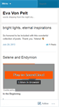 Mobile Screenshot of evavonpelt.wordpress.com
