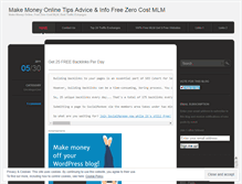 Tablet Screenshot of money2makeonline.wordpress.com