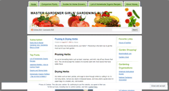 Desktop Screenshot of mastergardenergirl.wordpress.com