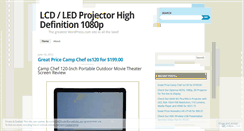 Desktop Screenshot of lcdledprojector.wordpress.com