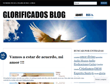 Tablet Screenshot of glorificados.wordpress.com