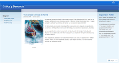 Desktop Screenshot of criticaydenuncia.wordpress.com