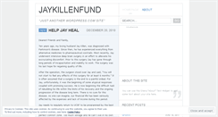 Desktop Screenshot of jaykillenfund.wordpress.com