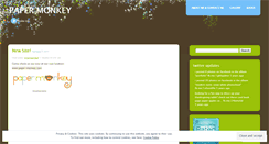 Desktop Screenshot of papermonkeyinvites.wordpress.com