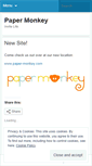 Mobile Screenshot of papermonkeyinvites.wordpress.com