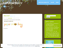 Tablet Screenshot of papermonkeyinvites.wordpress.com