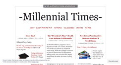 Desktop Screenshot of millennialtimes.wordpress.com