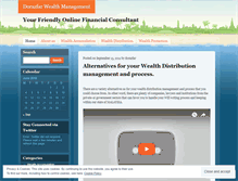 Tablet Screenshot of dorazfarwealthmanagement.wordpress.com