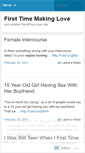 Mobile Screenshot of myfirstml.wordpress.com