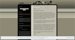 Desktop Screenshot of alana69.wordpress.com