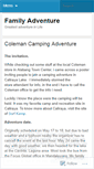 Mobile Screenshot of familyadventures.wordpress.com