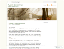 Tablet Screenshot of familyadventures.wordpress.com