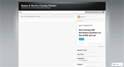 Desktop Screenshot of baumemercierclassima.wordpress.com