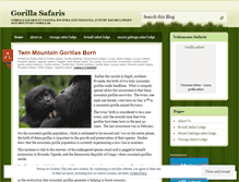 Tablet Screenshot of gorillatreks.wordpress.com