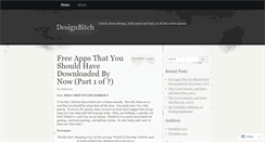 Desktop Screenshot of designbitch.wordpress.com