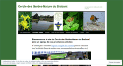 Desktop Screenshot of guidenaturebrabant.wordpress.com