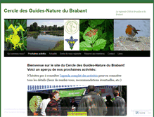 Tablet Screenshot of guidenaturebrabant.wordpress.com