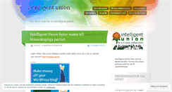 Desktop Screenshot of intelligentunionswe.wordpress.com