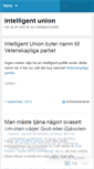 Mobile Screenshot of intelligentunionswe.wordpress.com