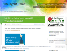 Tablet Screenshot of intelligentunionswe.wordpress.com