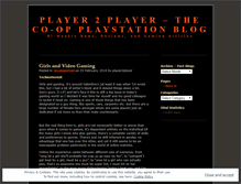 Tablet Screenshot of player2player.wordpress.com