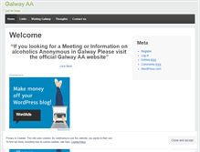 Tablet Screenshot of galwayaa.wordpress.com