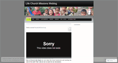 Desktop Screenshot of lifechurchmissions.wordpress.com