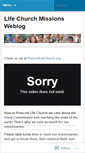 Mobile Screenshot of lifechurchmissions.wordpress.com
